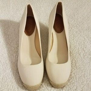 J Crew spadrille wedges NWOT Size 10